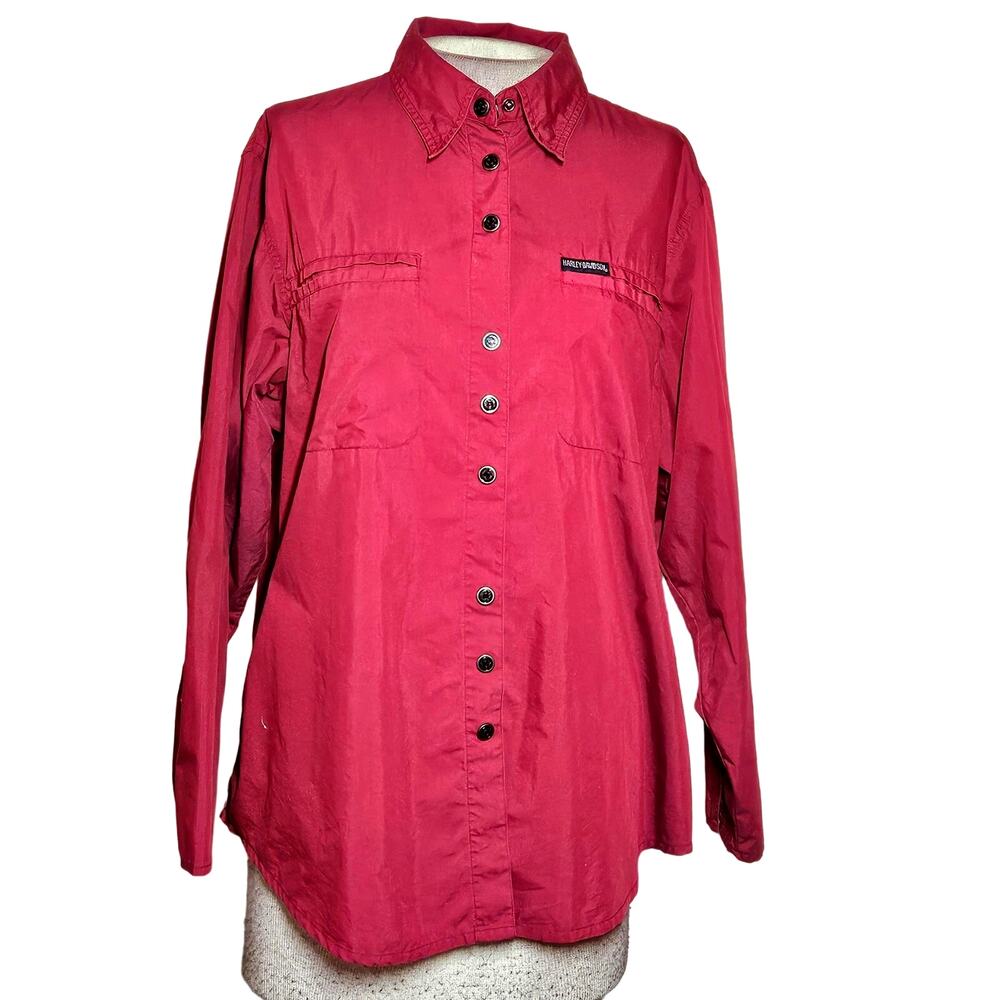 Harley Davidson Snap Up Shirt Size Large